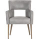 Amerie Bravo Metal Dining Armchair